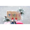 Shiraleah "Festive" Holiday Doormat - image 2 of 3