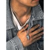 Hip Hop Sports Necklace - Stainless Steel Football/Basketball Pendant for Men & Women - 2 of 4