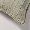 16"x42" Washed Loop Stripe Lumbar Bed Pillow  - Hearth & Hand™ with Magnolia - 4 of 4