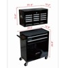 Maggift Tool Boxes and Totes, Mobile Cabinet with Wheels and Drawers, Rolling Boxes for Metal Tool of Mechanics Storage, Black, 24.2"*12.9"*25.9" - 4 of 4