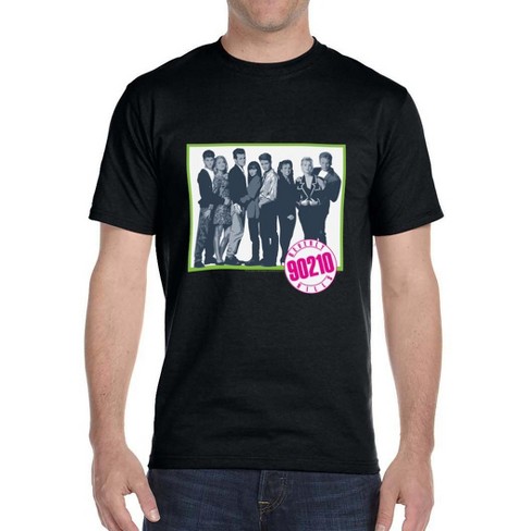 Prædiken Byen Oceanien Beverly Hills, 90210 Mens' Tv Show '90s Characters Photo Crewneck T-shirt  Black : Target