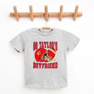 The Juniper Shop Go Taylor's Boyfriend Sparkle Toddler Short Sleeve Tee - 1 of 3
