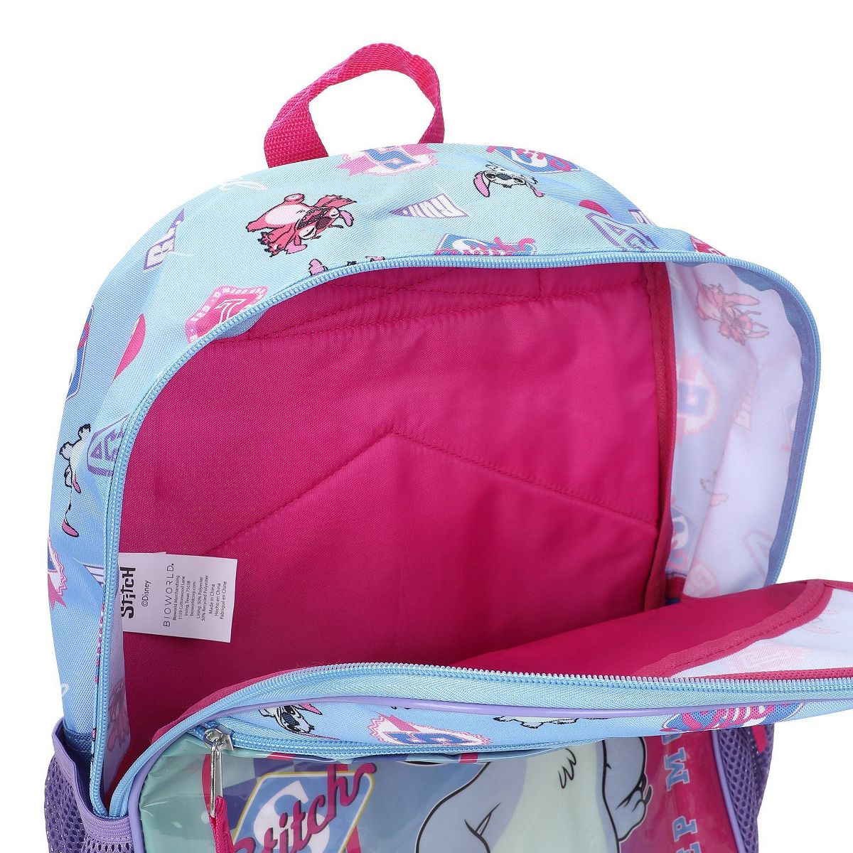 Disney Stitch 16" Backpack - Blue - thumbnail 4