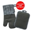 SharpChef Heat and Slip Resistant Neoprene Oven Mitt and Pot Holder Set, Soft Cotton Lining, Waterproof, BPA-Free - 3 of 4