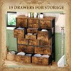 Jojoka 15-Drawer Fabric Dresser with Metal Frame and Wooden Top – Spacious & Versatile Storage Solution - 2 of 4