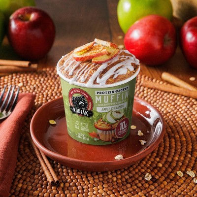 Kodiak Cakes Protein-Packed Fall Harvest Apple Cinnamon Muffin Cup - 2.36oz