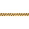 Black Bow Jewelry Men's 9.3mm 14k Yellow Gold Hollow Miami Cuban (Curb) Chain Bracelet - 2 of 4
