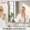 KIOTEE Rectangular Aluminum Alloy Framed and Tempered Glass Wall Bathroom Vanity Mirror in Matte Black - 4 of 4