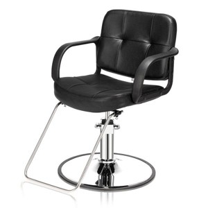 Karl Home Black Hydraulic Hair 360-Degree Swivel Stylist Salon Chair - 1 of 4