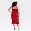 Women's Holiday Smocked Ruffle Midi Tank Sundress - Ava & Viv™ - 2 of 3