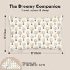 KeaBabies Toddler Pillow with Pillowcase, 13X18 Soft Organic Cotton Toddler Pillows for Sleeping, Kids Travel Pillow Age 2-5 - 3 of 4