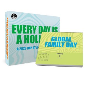 Trends International 2026 Celebrate Daily Dayata Time 6.12"x5.37" Box Calendar - 1 of 4
