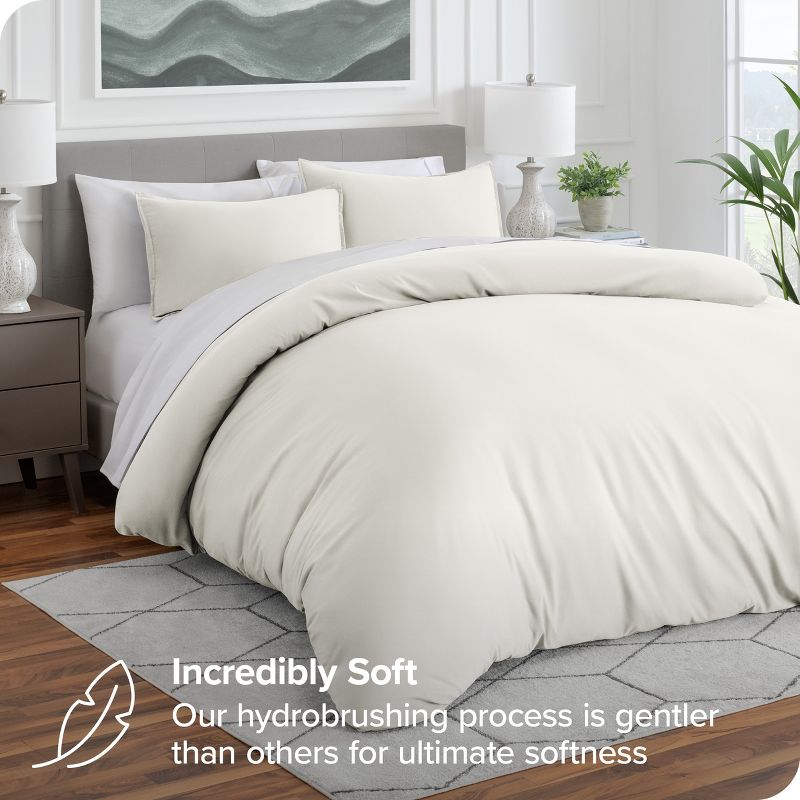 Double Brushed Duvet Set - Ultra-Soft, Easy Care by Bare Home, 5 of 11