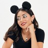 Disney Mickey Mouse Stainless Steel Crystal Heart Necklace, Official License - 3 of 4
