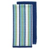 T-fal Solid and Stripe Waffle Kitchen Towel, Two Pack - 2 of 4