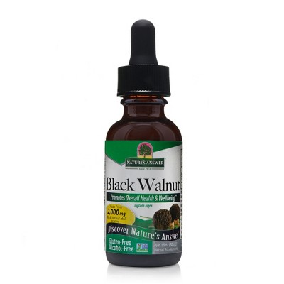Nature's Answer Black Walnut Hull Fluid Extract Liquid - 1oz
