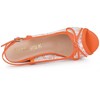 Allegra K Women's Casual Wood Platform Heels Bow Lace Wedge Sandals - 4 of 4
