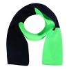 Polar Wear Girl's 3-6 Color Block Winter Beanie Scarf and Gloves Set - 4 of 4