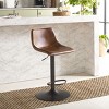 Aelin Adjustable Bar Stool - BST7510 - Brown/Black - Safavieh - 3 of 4