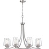 Millennium Lighting Ashford 8 - Light Chandelier in  Brushed Nickel - 3 of 4