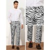 INSPIRE CHIC Men's Regular Fit Animal Printed Pants - 4 of 4