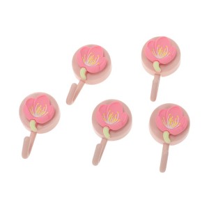 Unique Bargains Utility Tulip Hook Petals with Hook 1.97"x1.18" Petals with Hook 5 Pcs - 1 of 4