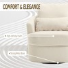 360-Degree Rotating Barrel Chair, Comfortable Swivel Club Chair, Relaxing Armchair for Nursery - 2 of 4