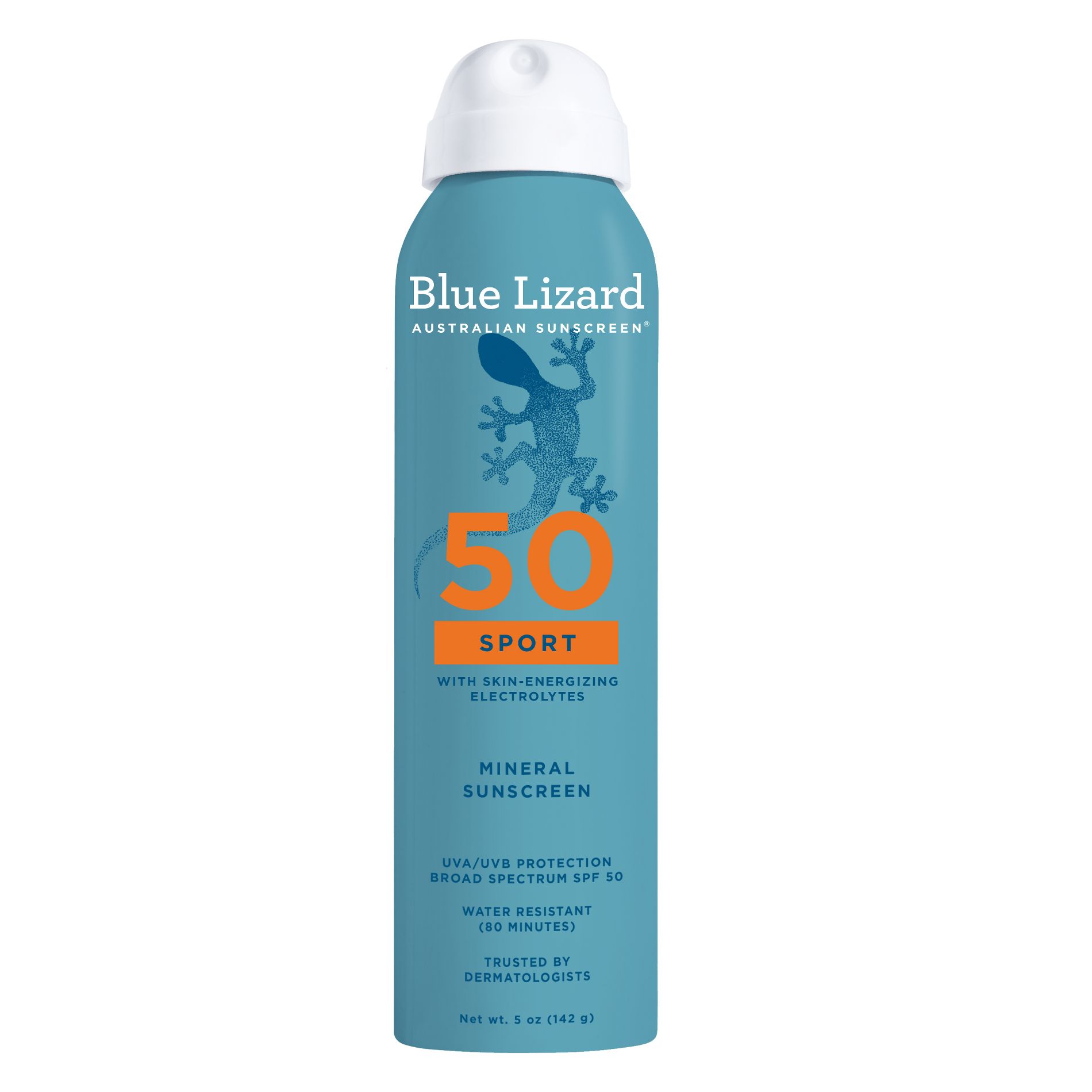 Blue Lizard Sport Mineral Sunscreen Spray - SPF 50+ - 5oz