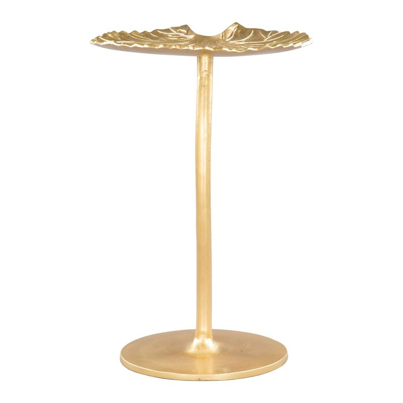 Leah Side Table Gold - ZM Home, 6 of 12