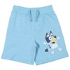 Bluey Bingo French Terry 2 Pack Shorts Blue/Grey - 2 of 4