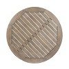 Sapphtopaz Outdoor End Table Modern Outdoor Side Table, Wood Patio Table Small Table for Backyard, Balcony, Porch - 4 of 4