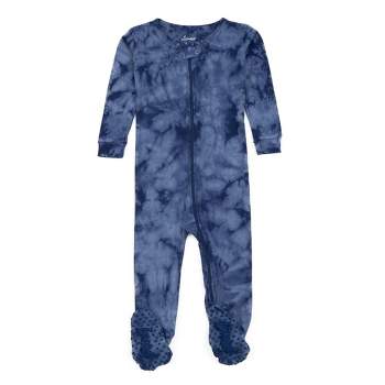 Leveret Kids Footed Cotton Tie Dye Pajama