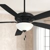 60" Minka Aire Watt II Coal Black LED Indoor Pull Chain Ceiling Fan - 2 of 4