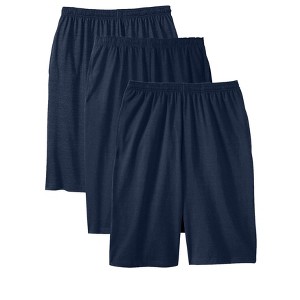 KingSize Lightweight Extra Long Jersey Shorts - 1 of 4