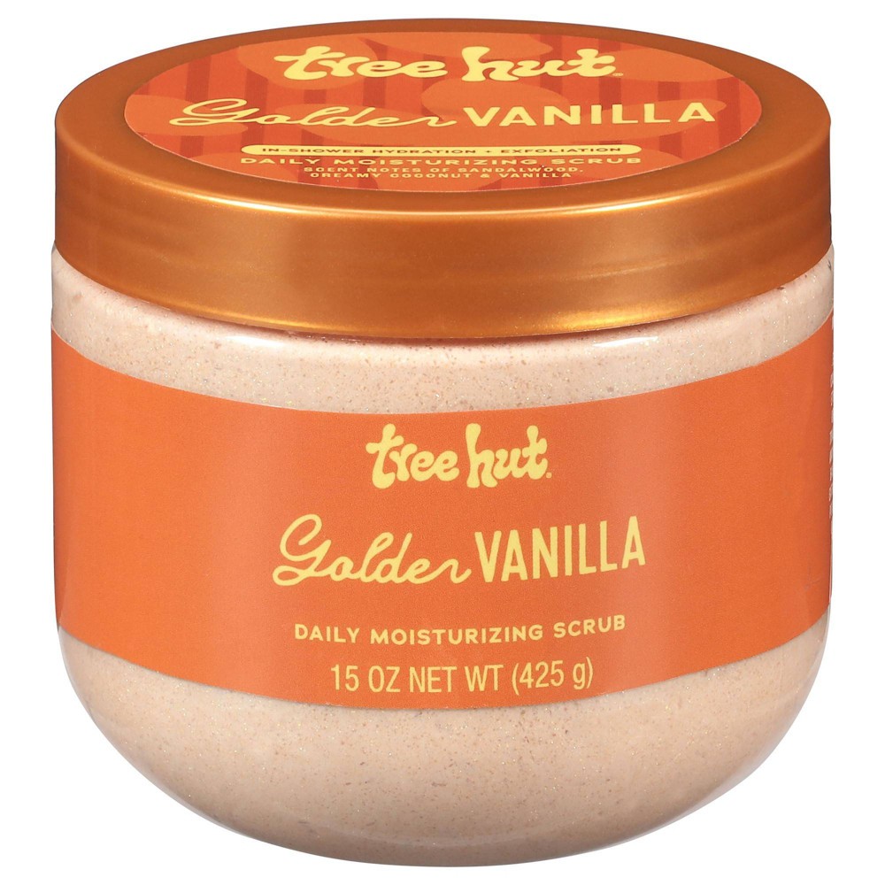 Tree Hut Moisturizing Body Scrub - Golden Vanilla - 15oz
