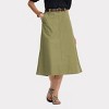 Women's Poplin A-Line Skirt - Universal Thread™ - 3 of 4