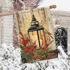 Briarwood Lane Holiday Lantern Christmas House Flag Rustic Greenery Cardinals 28" x 40" - 4 of 4