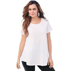Roaman's Ultimate Swing Tee With Keyhole Back - 1 of 4