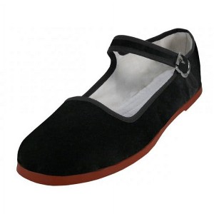 Women's Velvet Mary Jane Shoes Flat Ballet - Bangka - 1 of 1