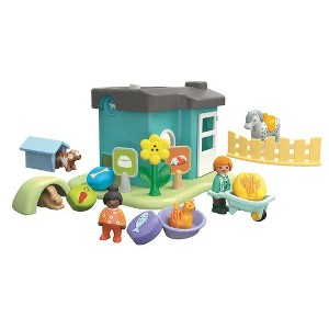Playmobil Junior Animal Kennels with Treat Dispenser 71690 21pcs - 1 of 1
