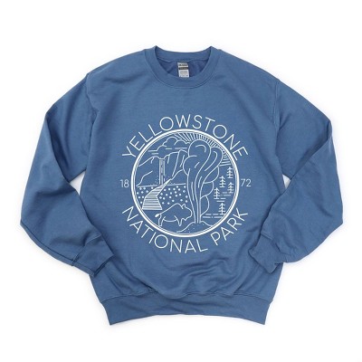 Simply Sage Market Women's Graphic Sweatshirt Yellowstone National Park