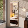 Full-Length Floor Mirror with Aluminum Alloy Frame - Freestanding & Wall-Mounted Design for Bedroom/Living Room-LIKEPAY - 4 of 4