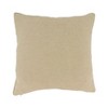 Saro Lifestyle Vibrant Embroidered Color Block Down Filled Pillow, 18"x18", Blue - 2 of 4