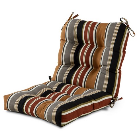 Striped adirondack chair online cushions