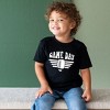 The Juniper Shop Football Game Day Stripes Toddler Short Sleeve Tee - 2 of 3
