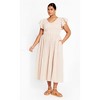 CITY CHIC | Women's Plus Size  Charley Dress - natural - 18W - 2 of 4