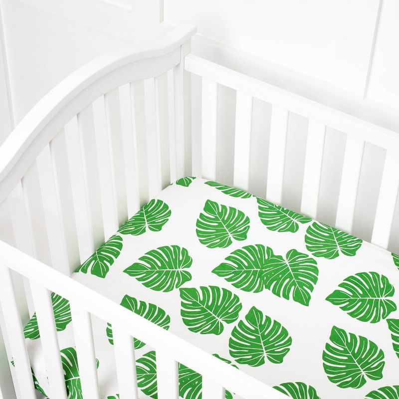 Layette by Monica + Andy Fitted Crib Sheet, 4 of 5