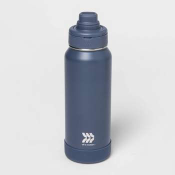Rubbermaid Essentials 32oz Gray Plastic Water Bottle with Chug and Sip Lid  (Pack of 2)