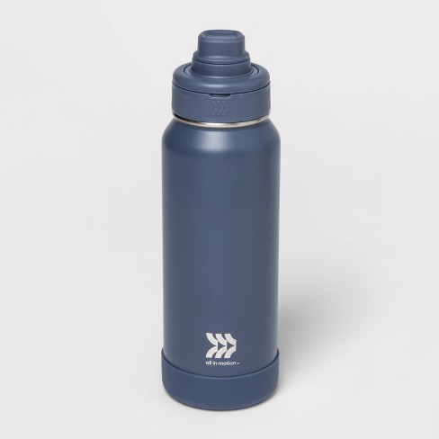 Owala FreeSip Stainless Steel Water Bottle, 32oz Blue