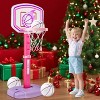 Joyfy Adjustable Toddler Basketball Hoop With Air Pump & 4 Mini Basketballs For Kids Indoor Outdoor Play Birthday Christmas Gift For Boys Girls Age 1+ - 2 of 4